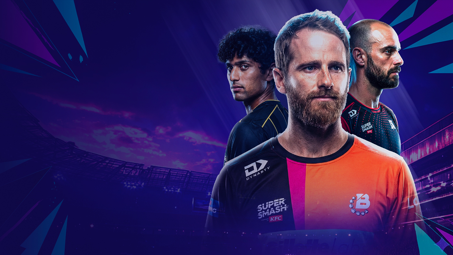 Super smash, 2025-26 cricket banner