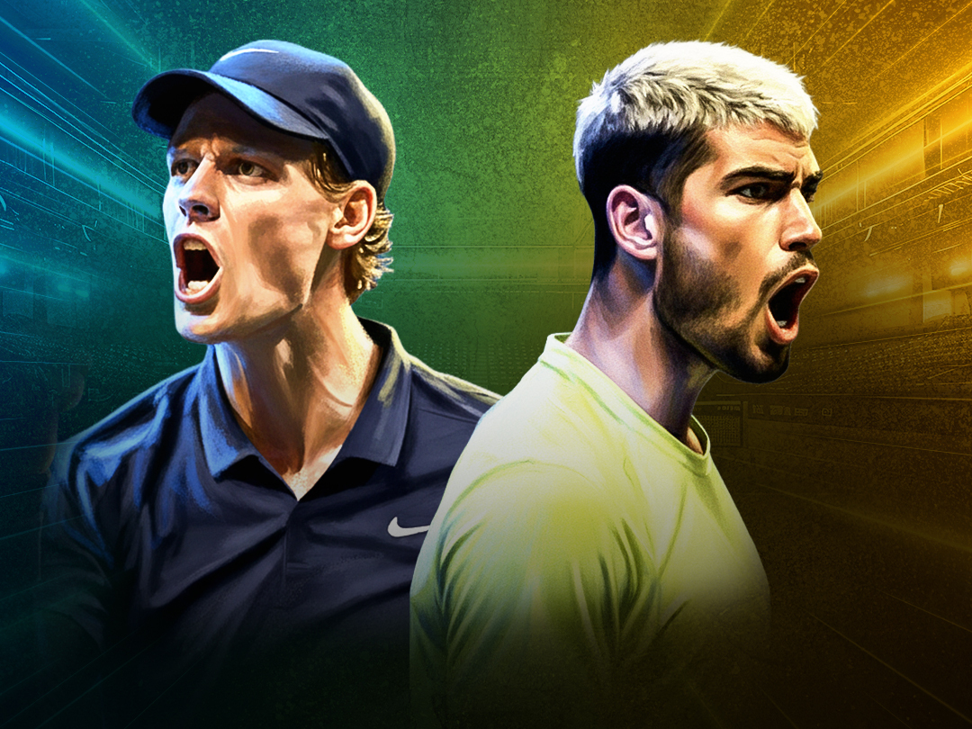 Alcaraz vs sinner of hyundai card super match banner