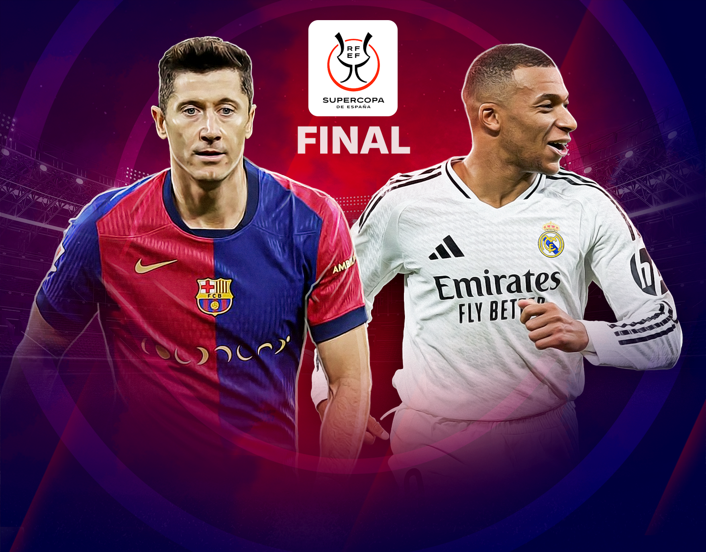 Final of supercopa de espana banner