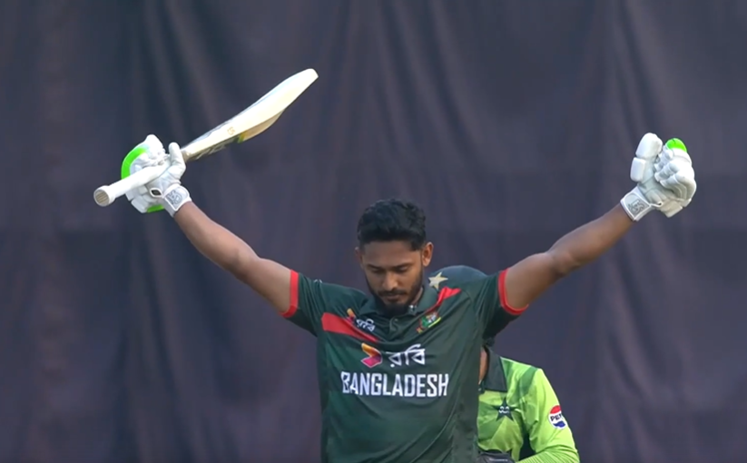 Tanzid Hasan's 107 off 107 | 3rd ODI