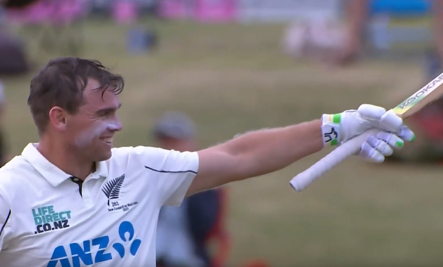 Tom Latham's 101 off 130 | 3rd Test, Day 4