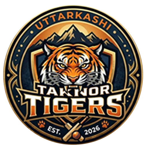 Taknor tigers cricket logo