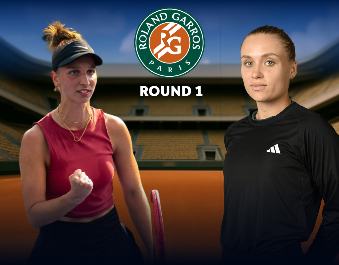Round 1 of roland garros 2025 banner