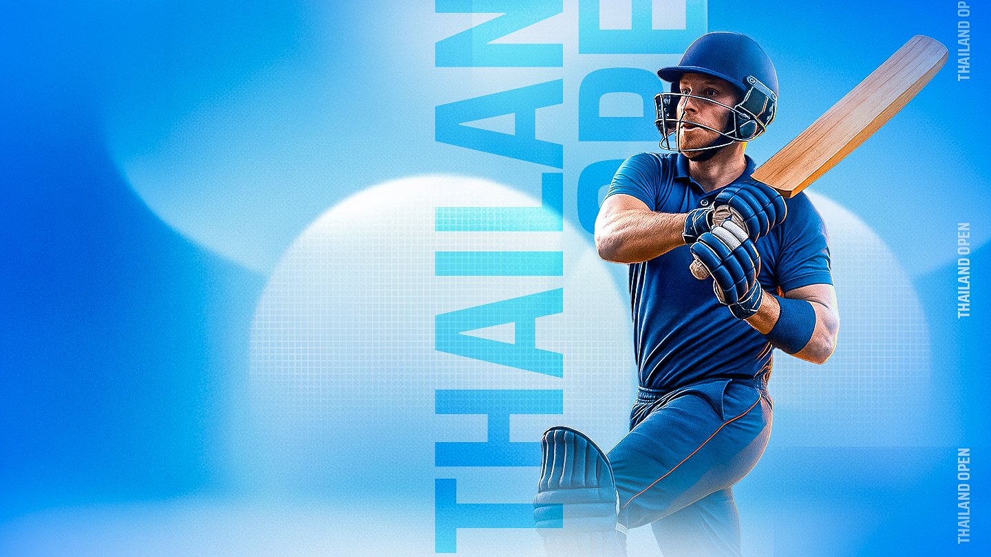 Thailand open men's t20i series 2026 cricket banner