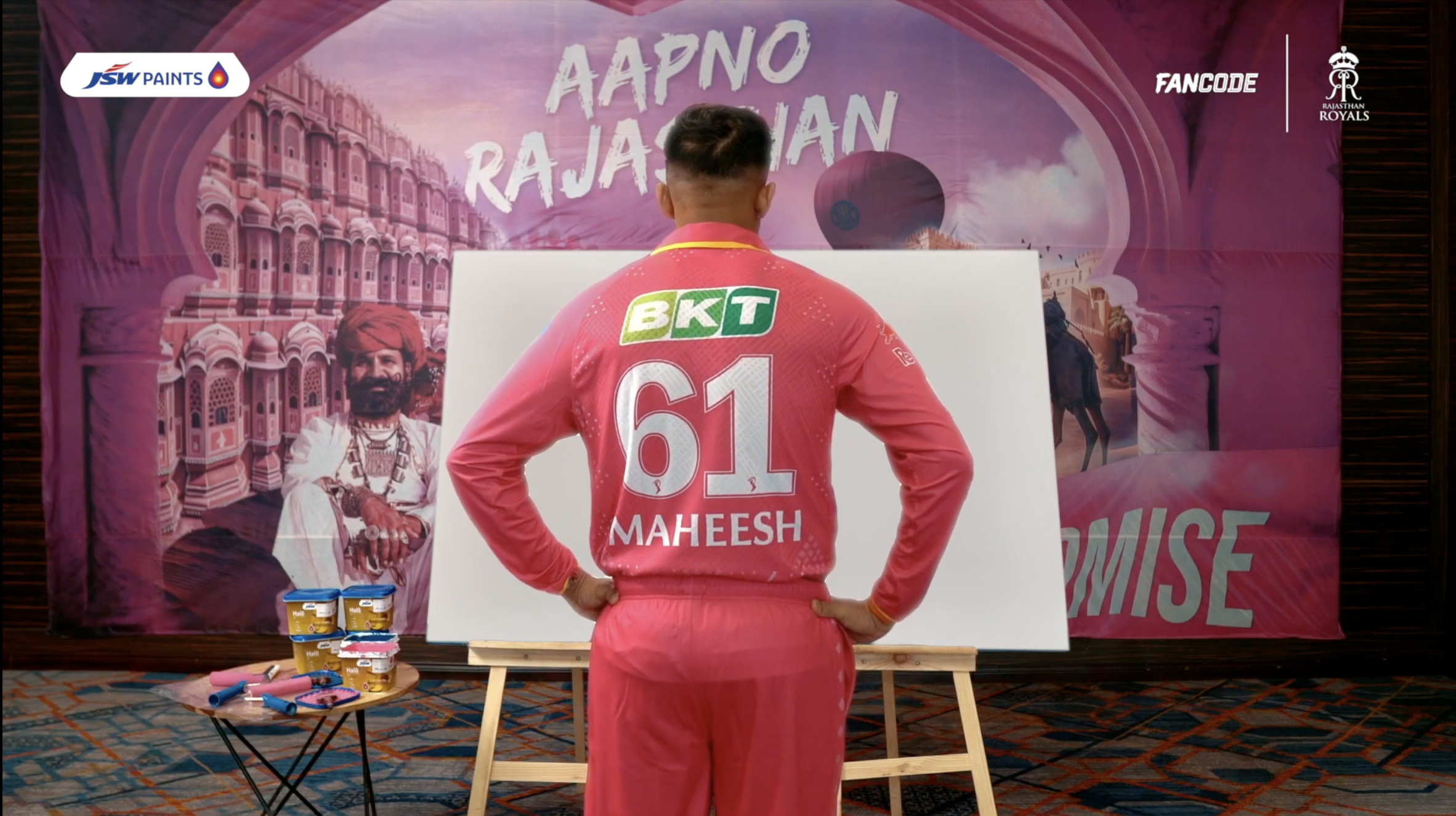 The Royals painted it Pink with a shade of #PinkPromise!
