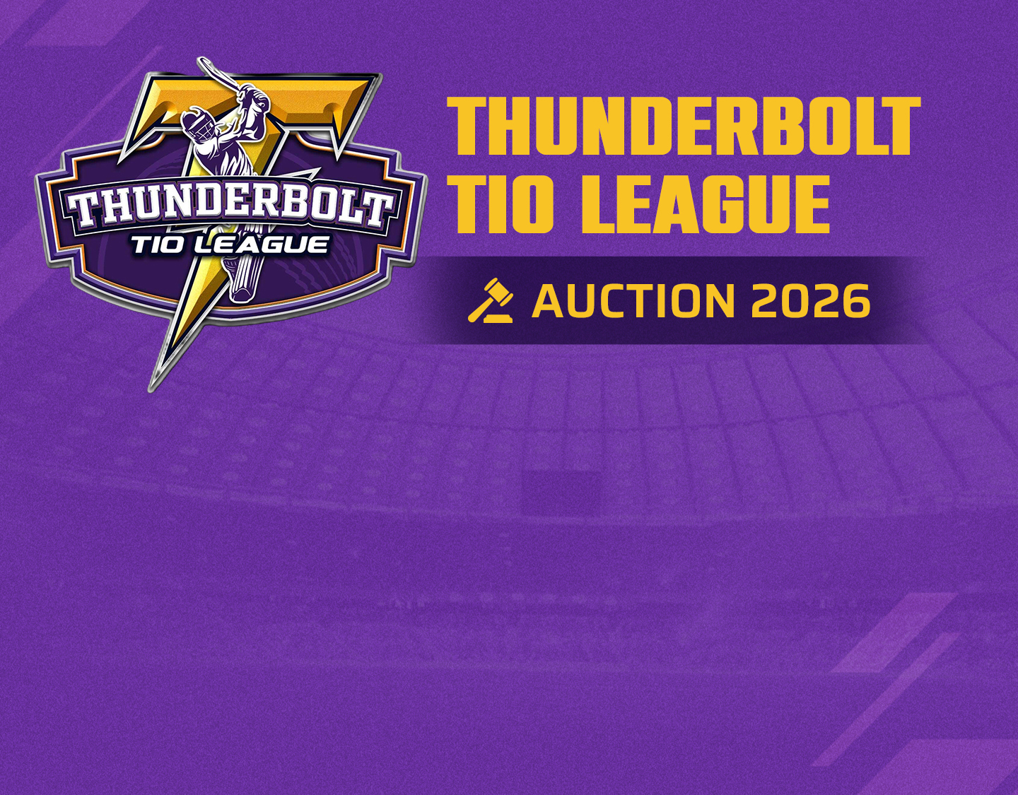 Thunderbolt t10 league auction 2026 of thunderbolt t10 league auction 2026 banner