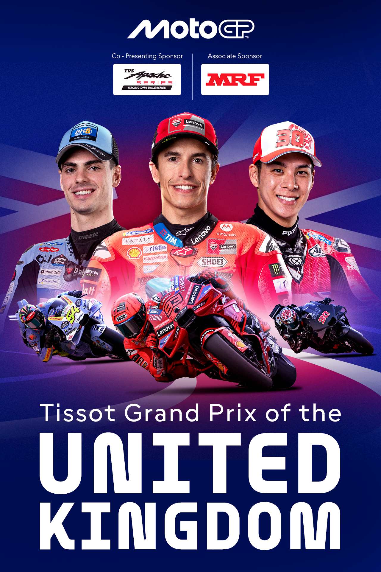 Tissot british grand prix motogp vertical banner