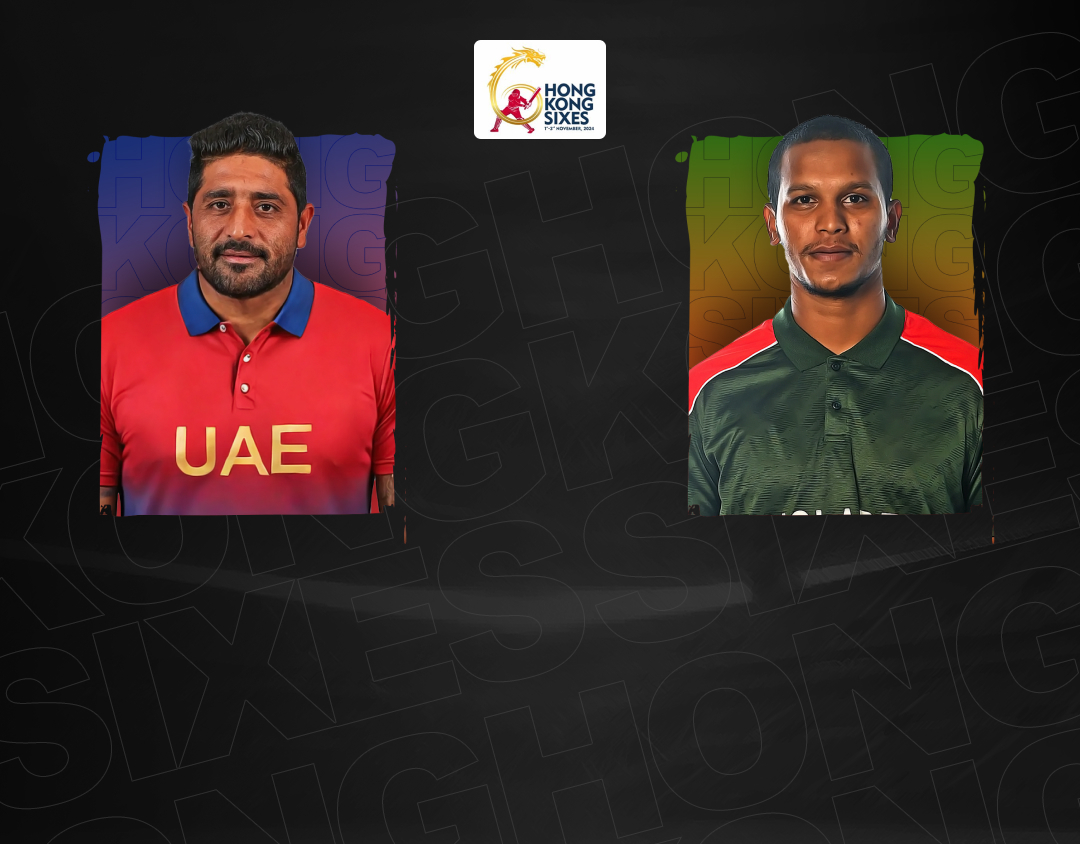 4th quarter final of hong kong sixes, 2024: united arab emirates vs bangladesh banner