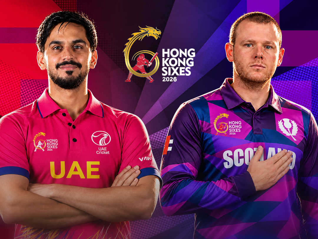 3/4 place play off of hong kong sixes, 2026: united arab emirates vs scotland banner