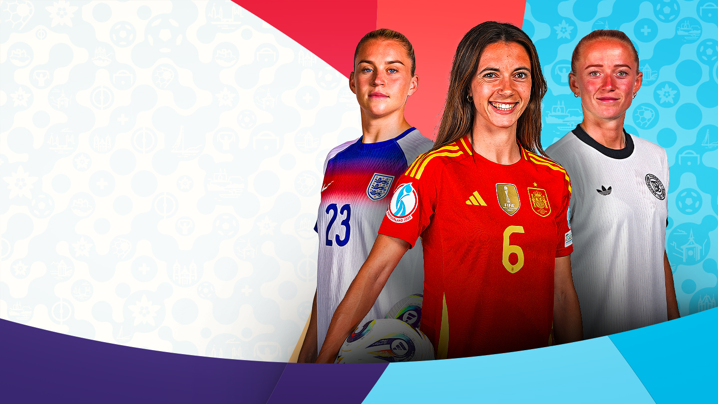 Uefa women's euro 2025 football banner