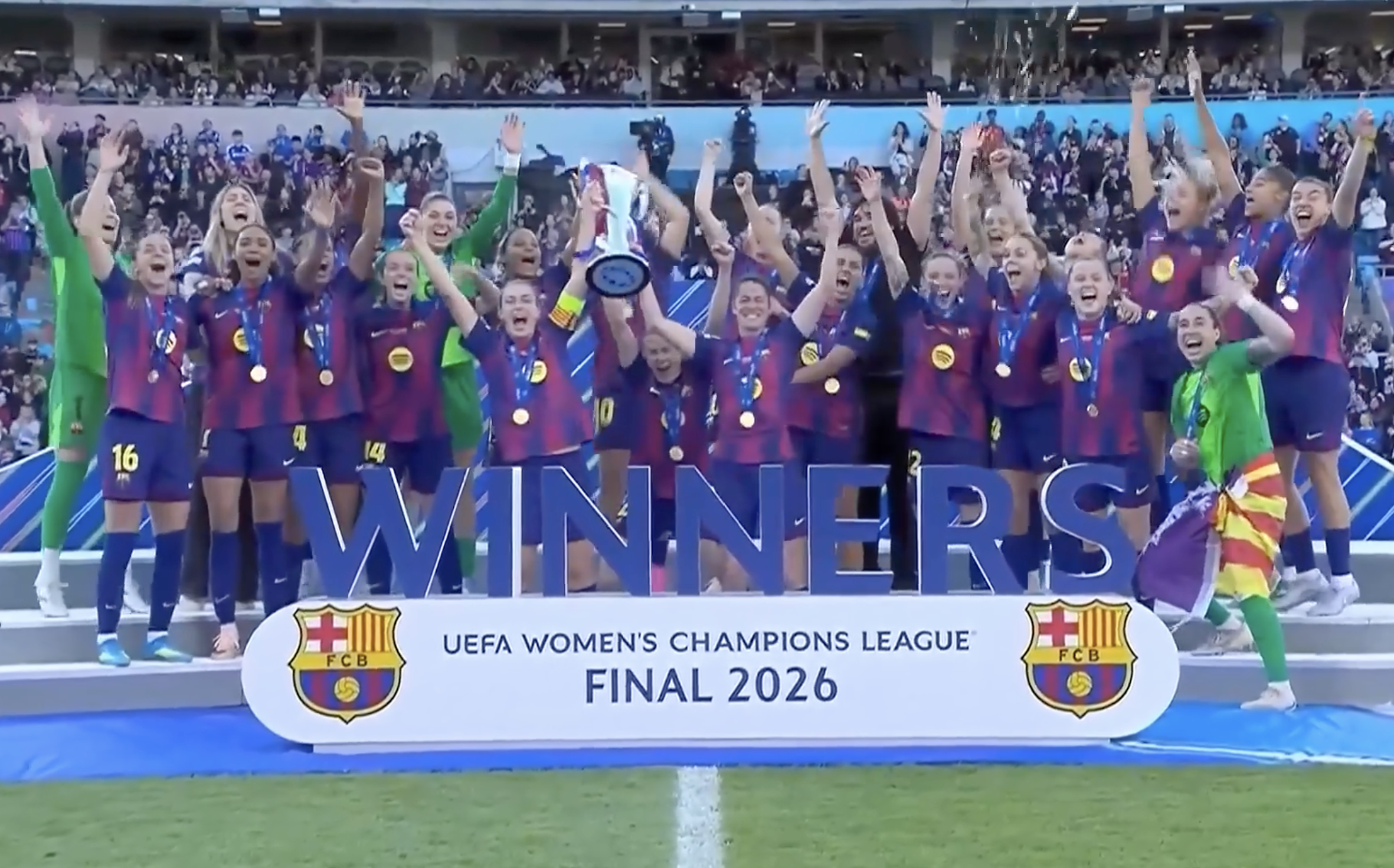 Barcelona Women 4-0 Lyon Women | Final