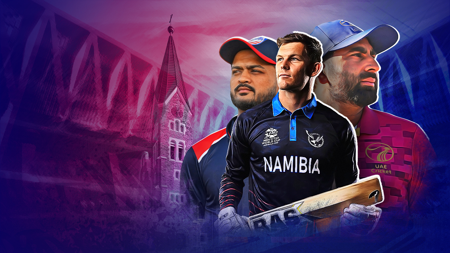 United arab emirates and usa tour of namibia, 2024 cricket banner