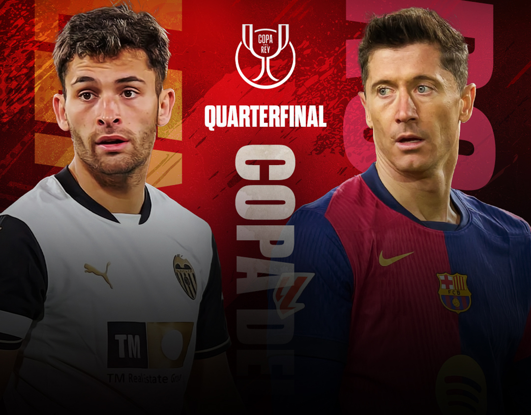 Quarterfinal of copa del rey 2024-25 banner
