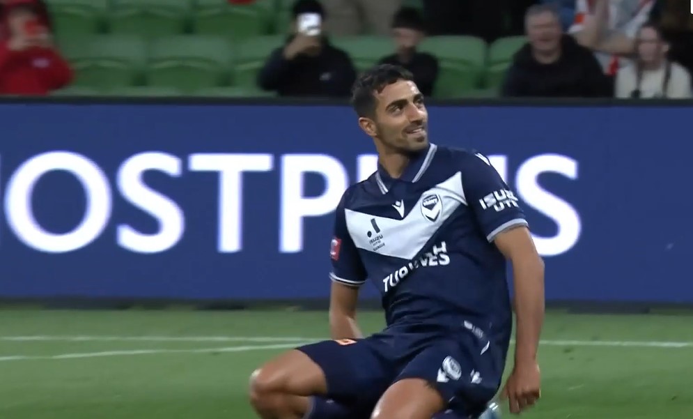 Running riot! Vergos lights up Melbourne derby with his first A-League goal!