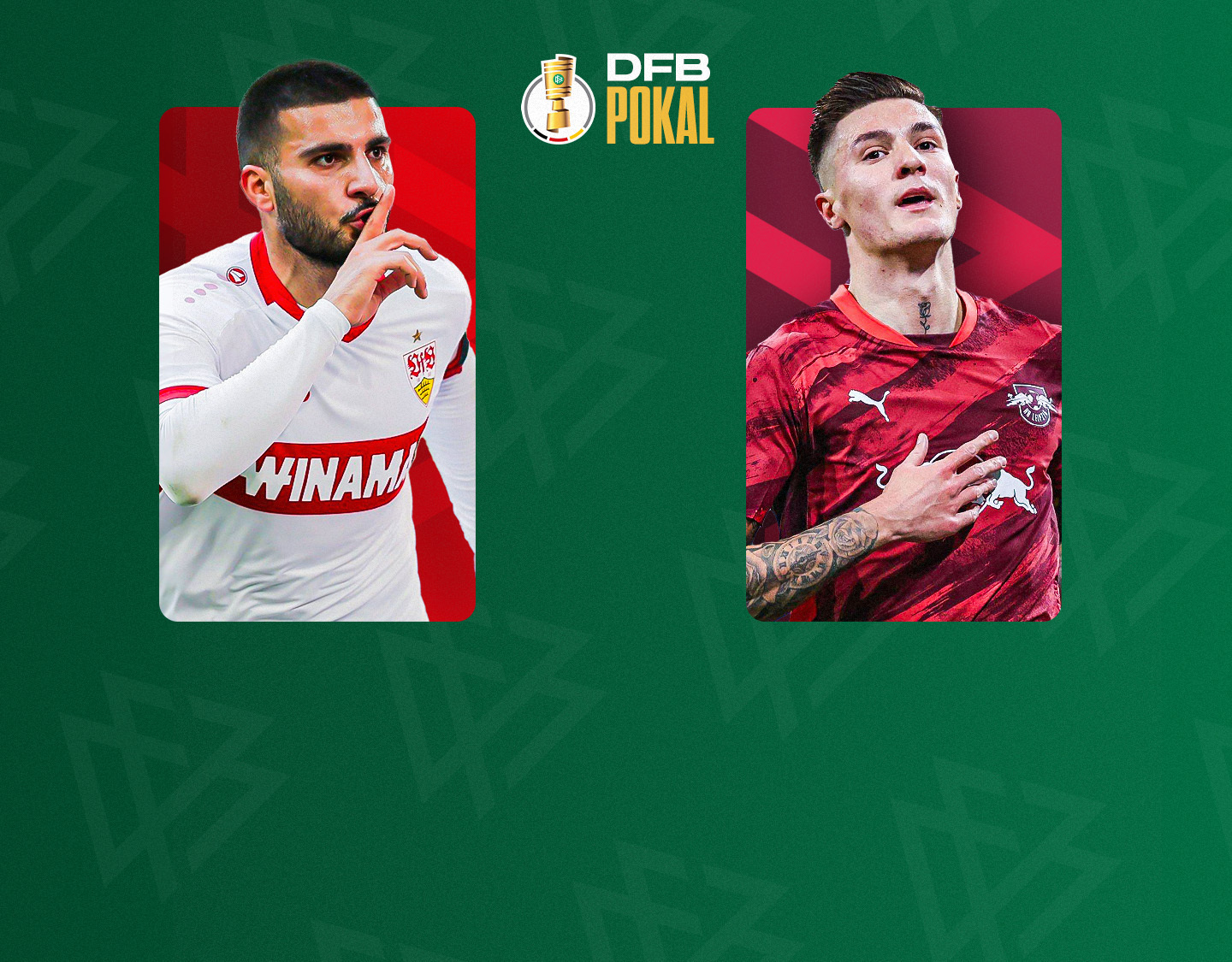 Semi finals of dfb pokal banner