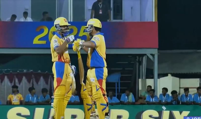 466666! Fiery Vimal’s bat does all the talking