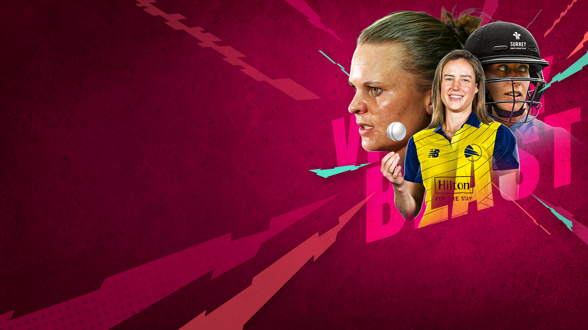 Women's vitality blast t20, 2025 cricket banner