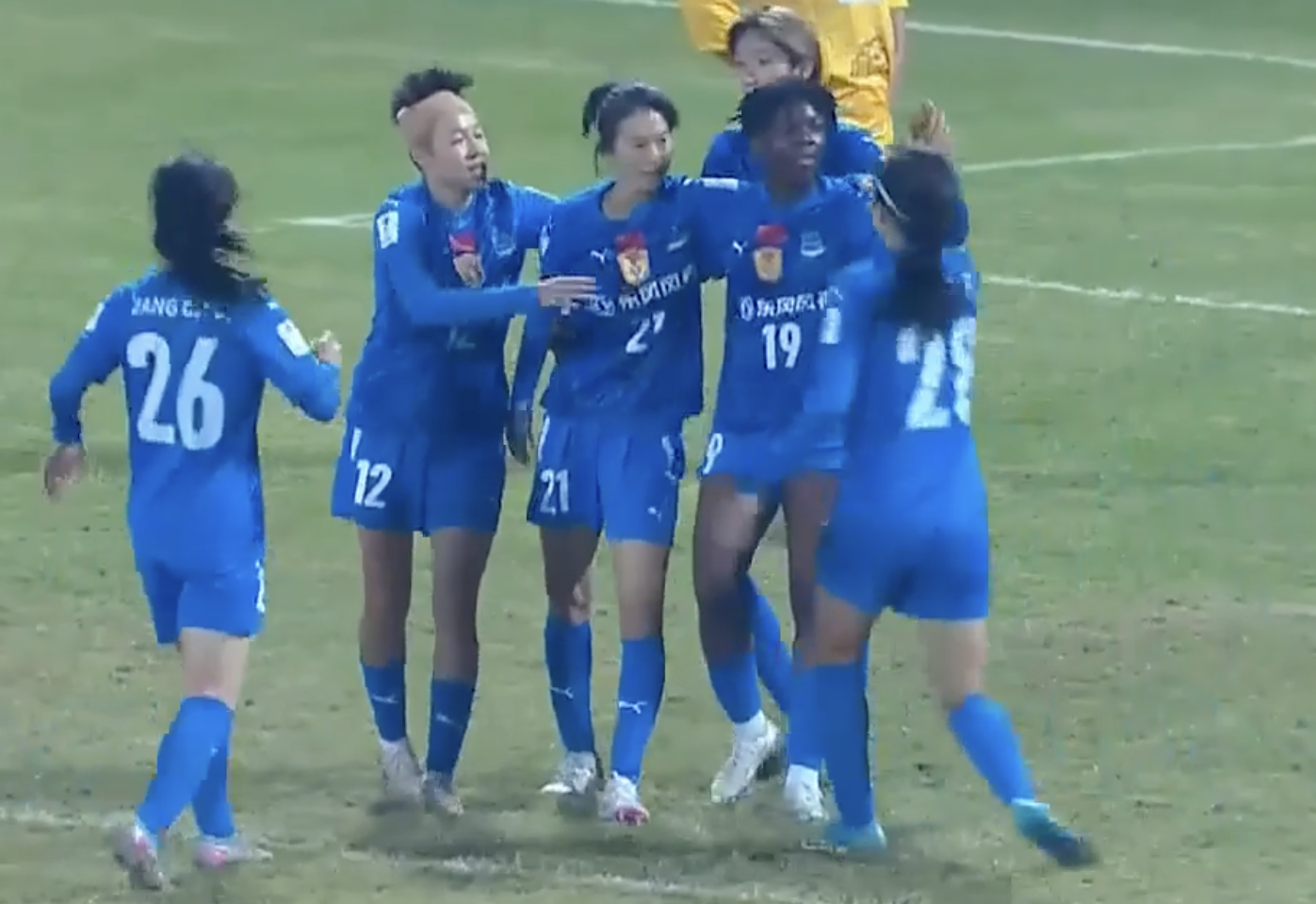 Wuhan Jiangda Women 4-0 Bam Khatoon FC | Round 3