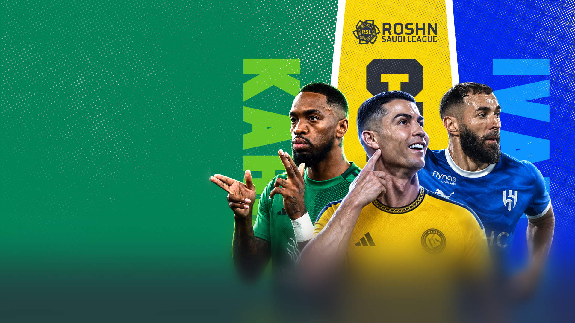 Roshn saudi league 2026-2027 football banner