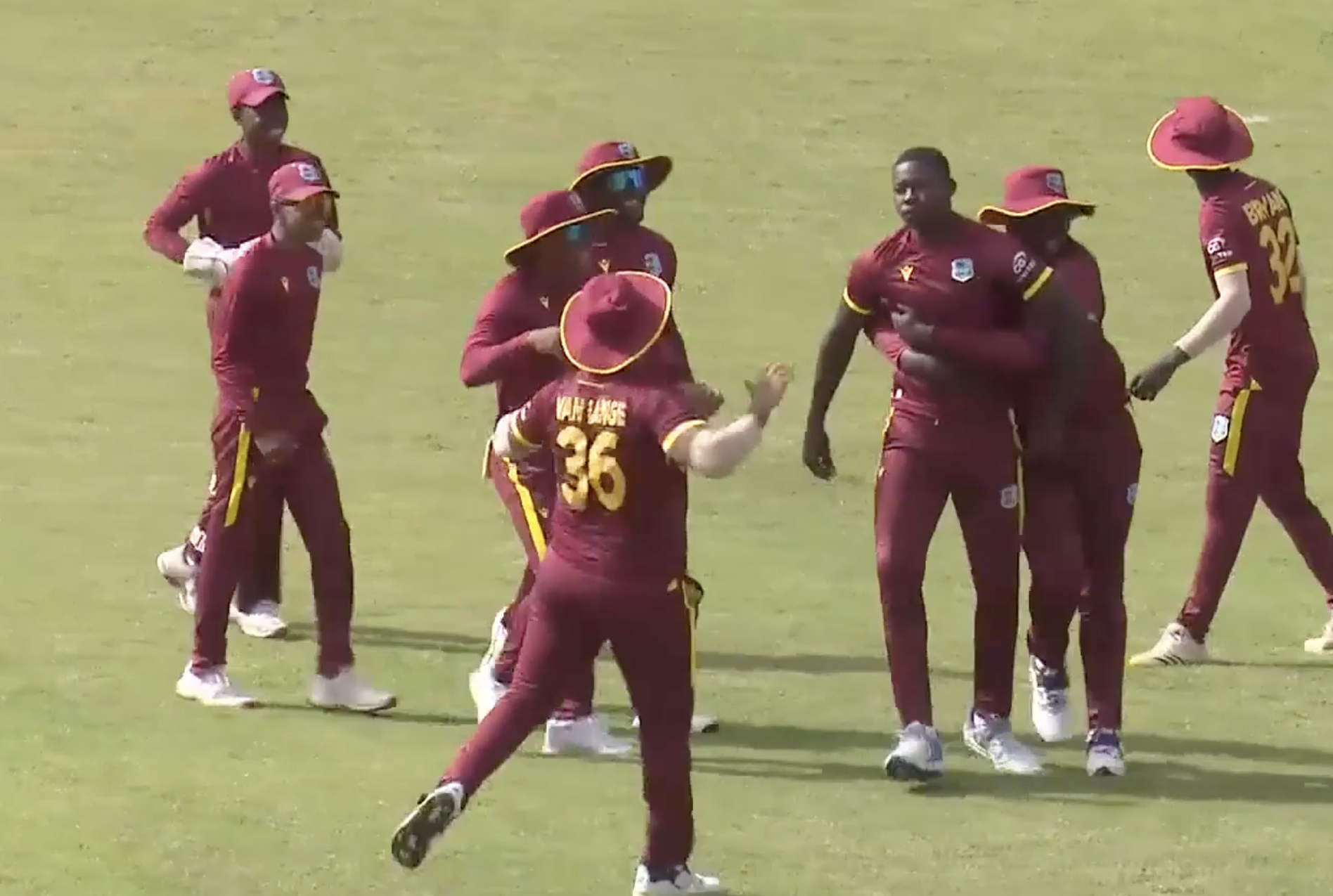 West Indies U19 beat England U19 by 6 wickets on DLS | 2nd Youth ODI