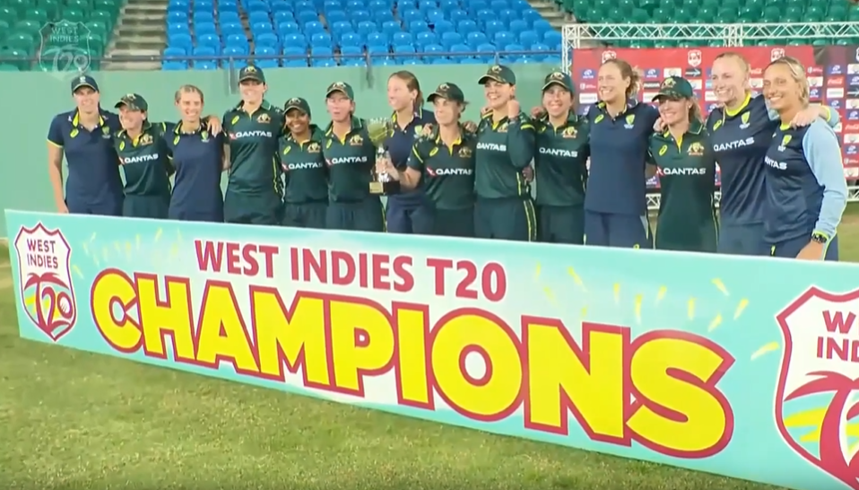 Australia Women beat West Indies Women by 40 runs on DLS | 3rd T20I