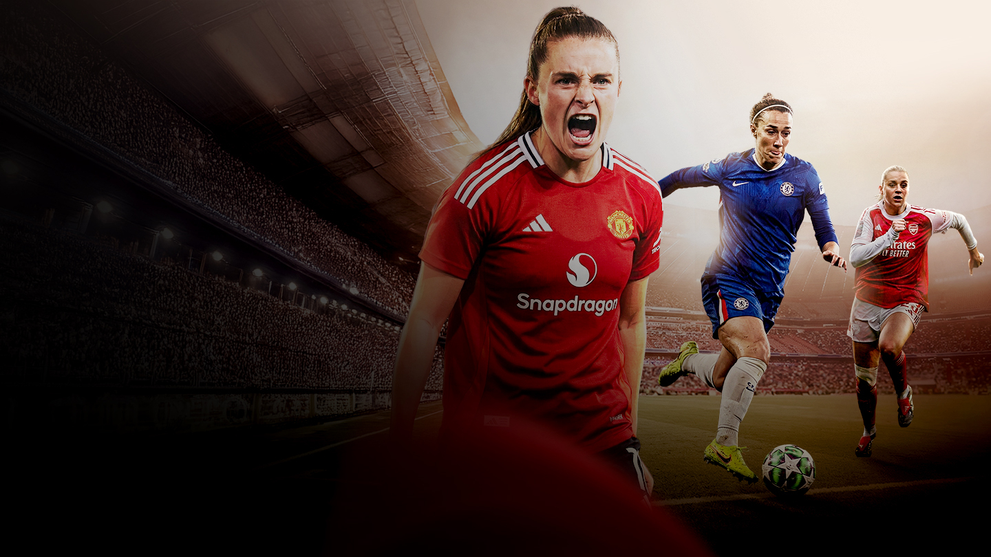 Women's super league 2025-26 football banner