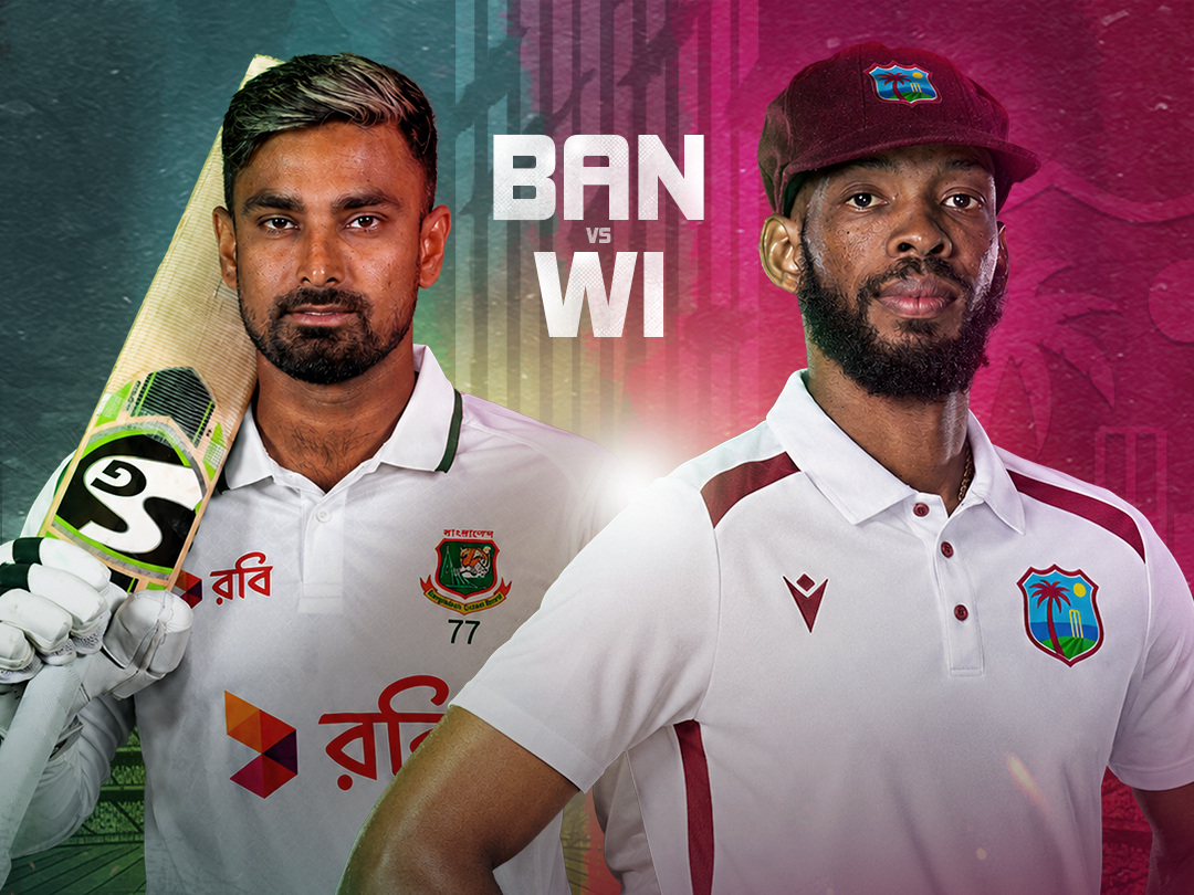 West indies tour of bangladesh, 2026 of west indies tour of bangladesh, 2026: bangladesh vs west indies banner