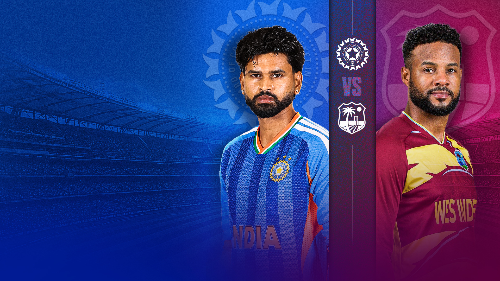 India vs West Indies 3rd T20I