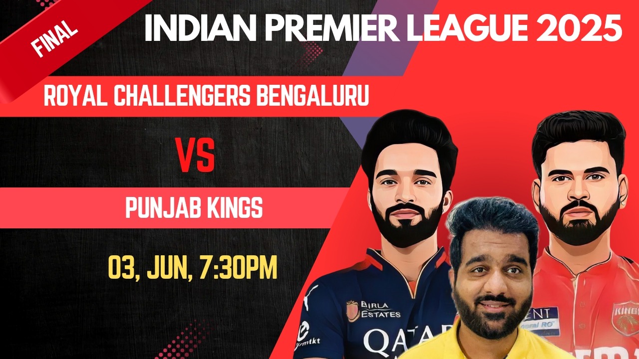 Final: Royal Challengers Bengaluru vs Punjab Kings | Fantasy Preview 