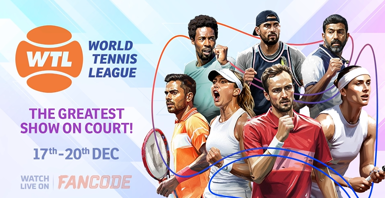 World Tennis League 2025: Live on FanCode