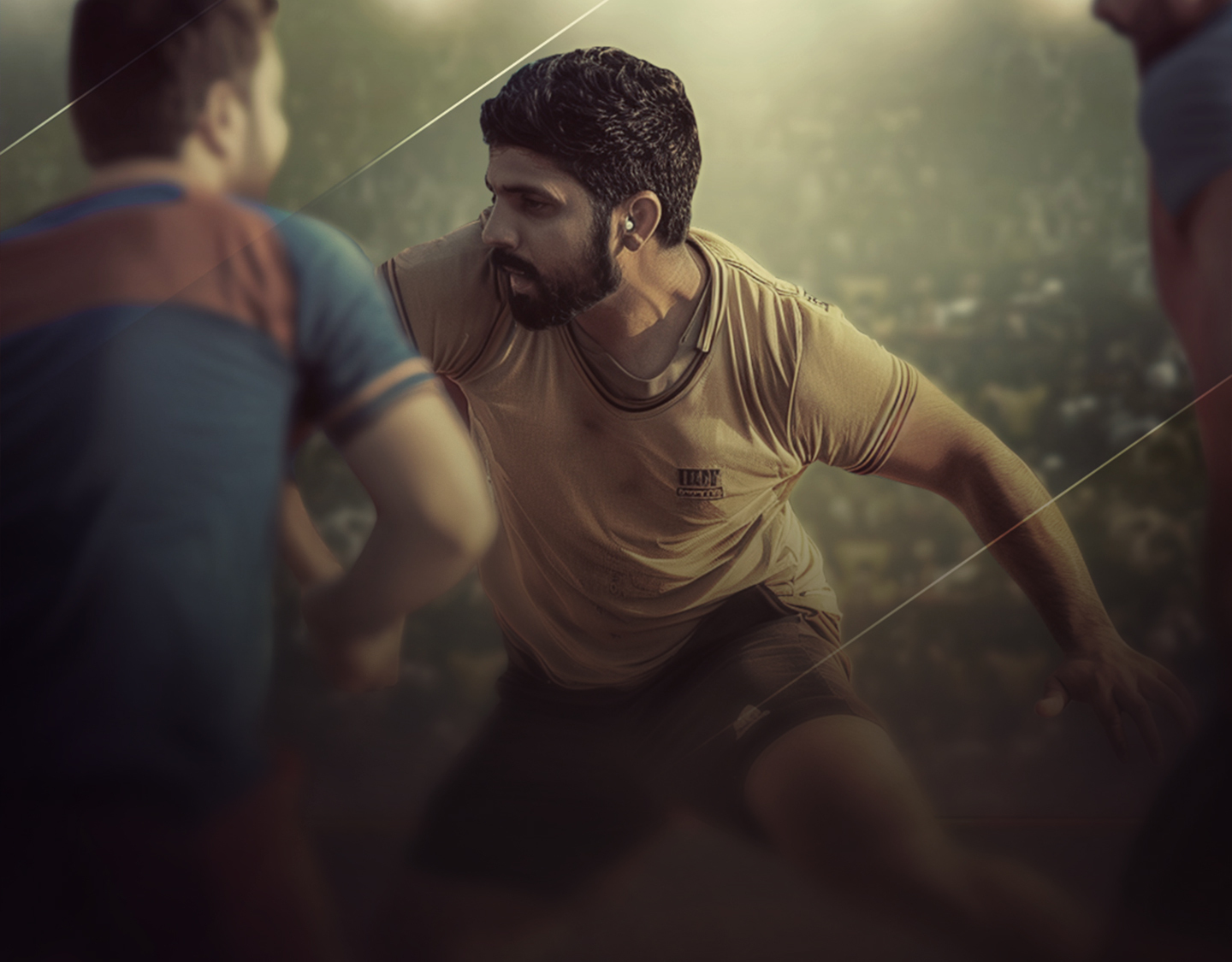 Match 16 of young star kabaddi league 2026 banner
