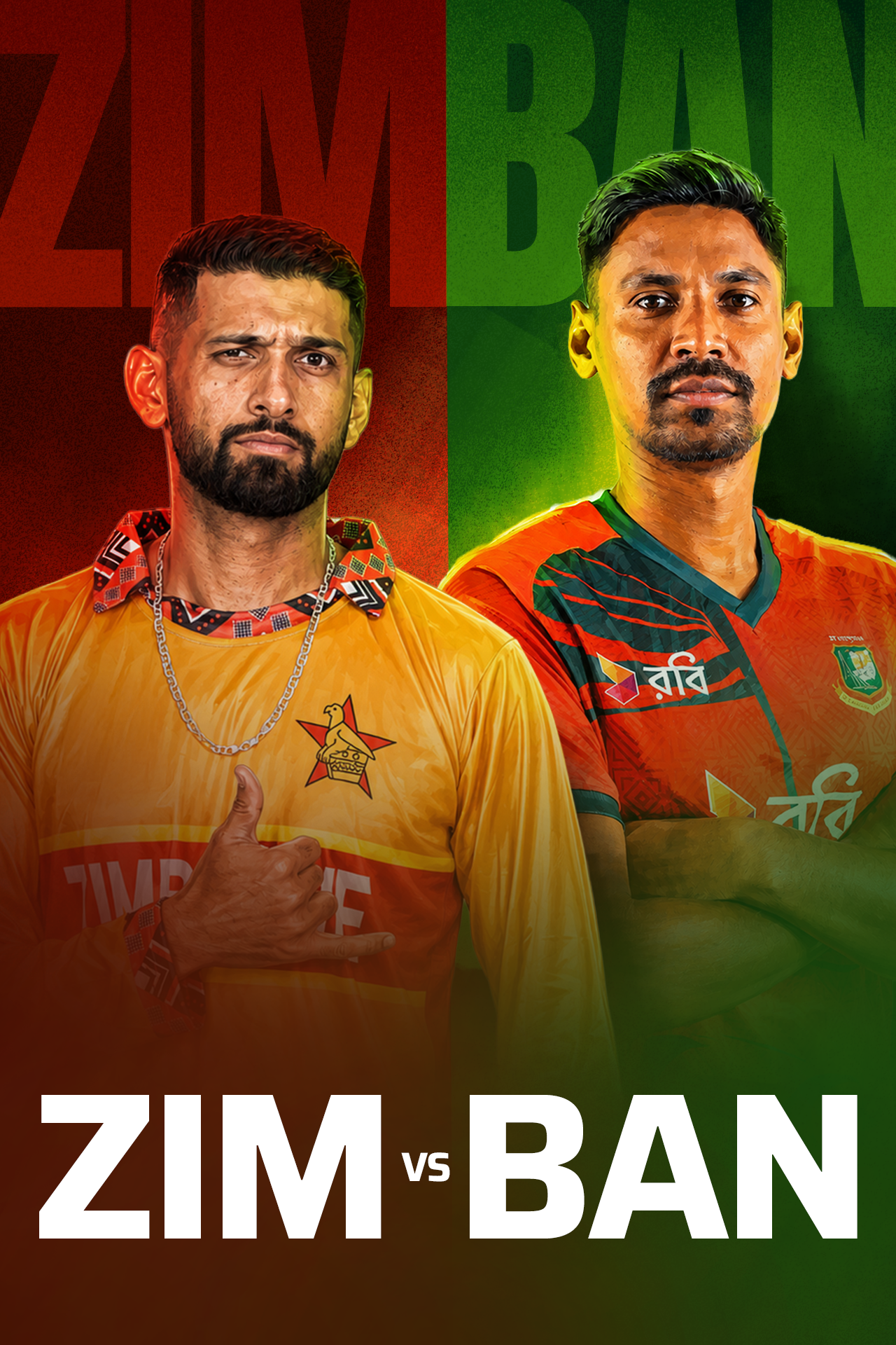 Bangladesh tour of zimbabwe, 2026 cricket vertical banner