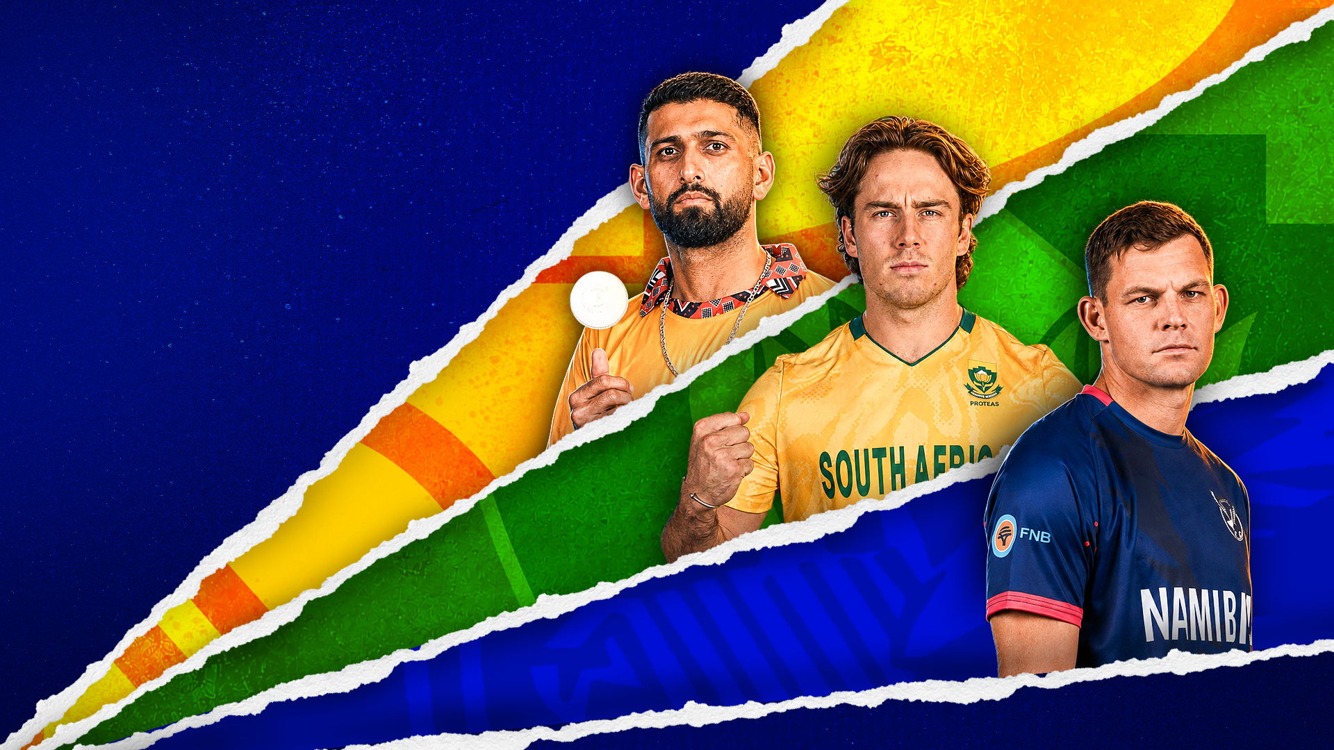South africa and zimbabwe tour of namibia, 2026 cricket banner