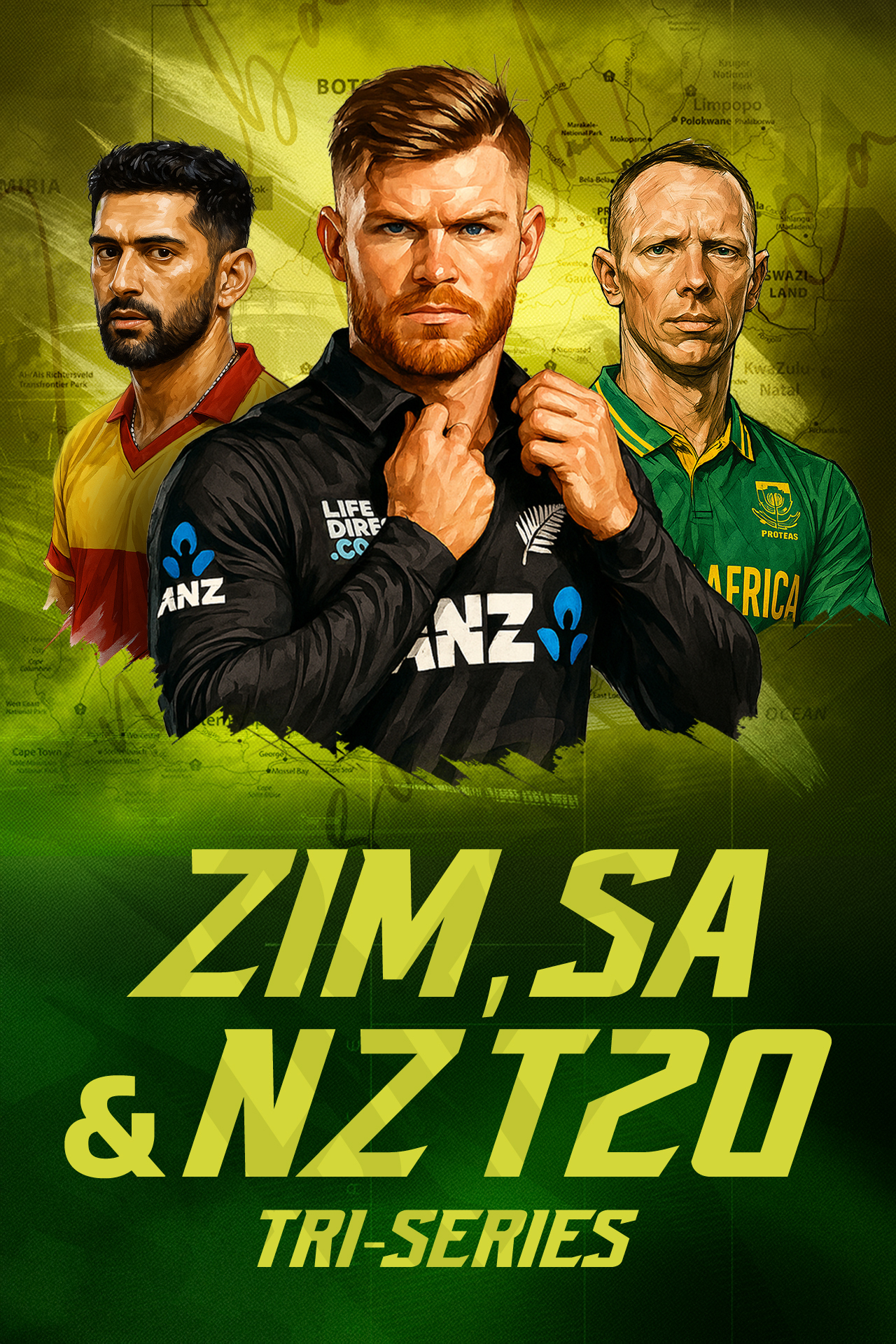 Zimbabwe t20i tri series, 2025 tour image