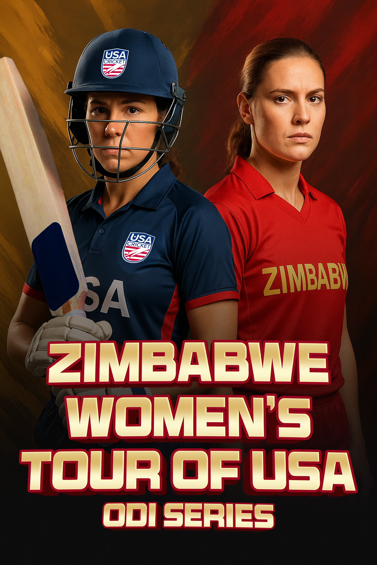 Zimbabwe women tour of usa, 2025 tour image