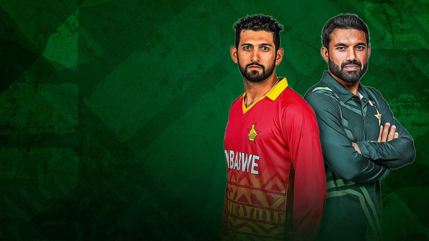 Pakistan tour of zimbabwe, 2024 cricket banner