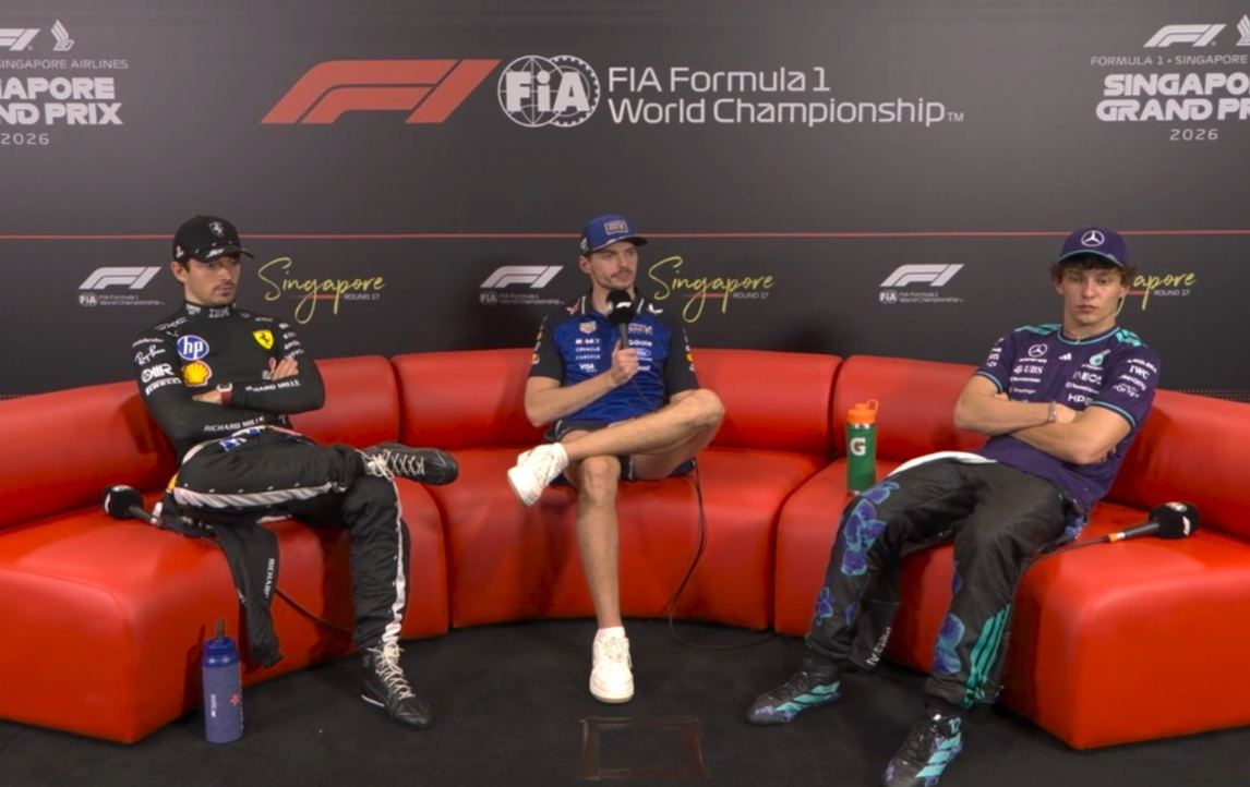 Singapore GP 2026: Post race drivers' press conference