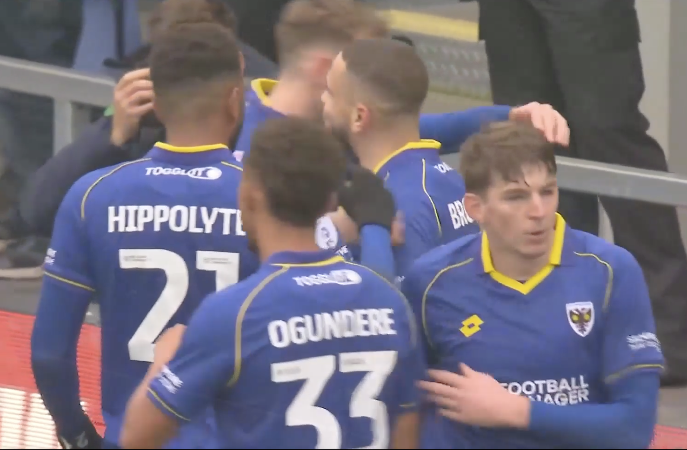 EXQUISITE! Maycock fires Wimbledon ahead from Browne's backheel assist