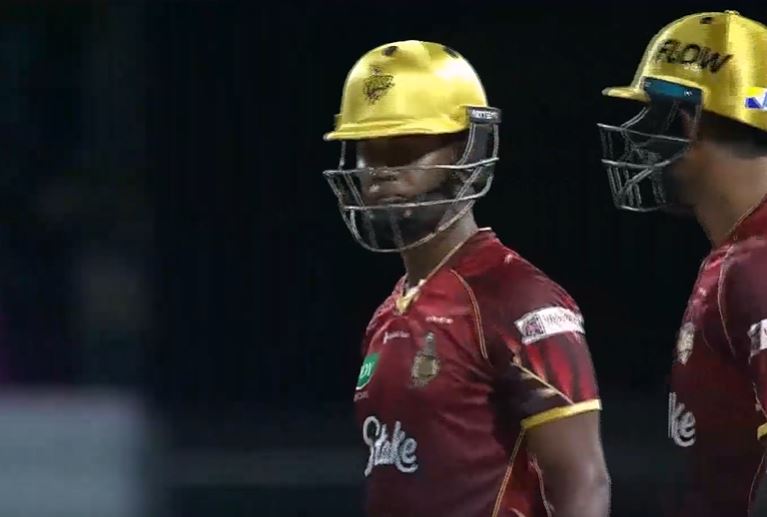 RAMPAGE! Akeal Hosein fired away on all cylinders