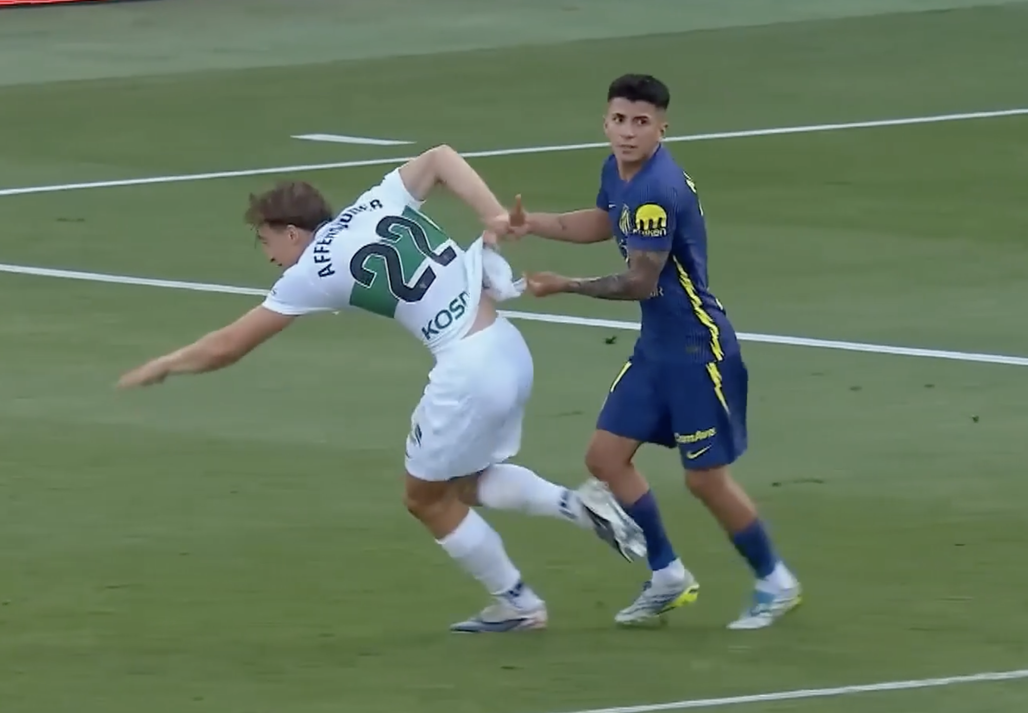 RED CARD DRAMA! Thiago Almada gets his marching orders