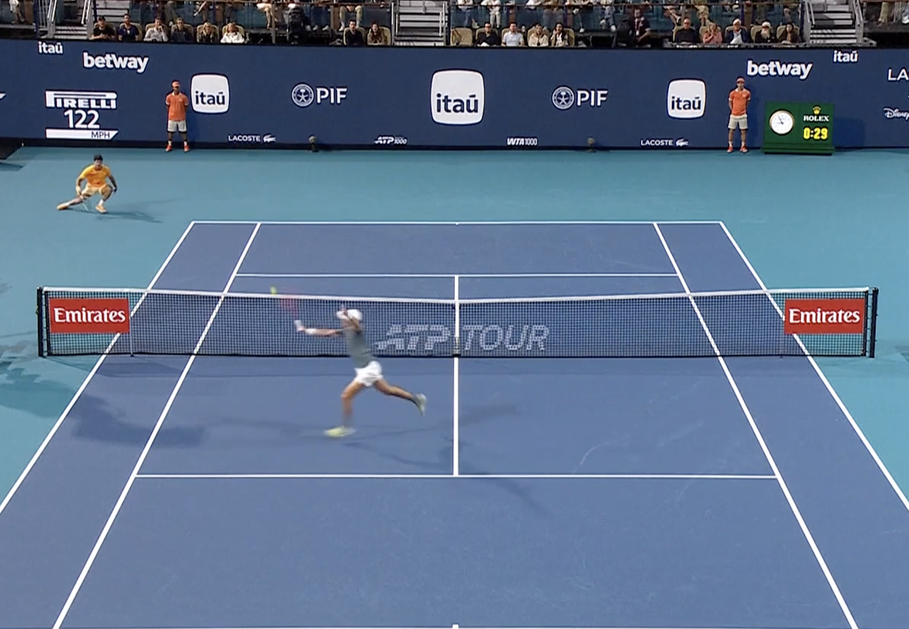 WOWZA! Carlos Alcaraz and Joao Fonseca with a top-tier rally in Miami