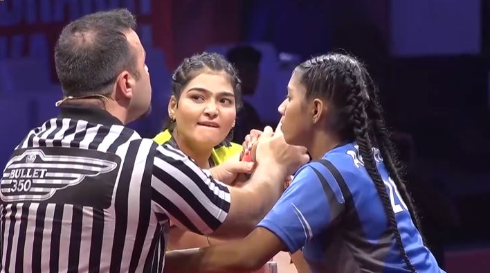 Mumbai Muscle vs Kiraak Hyderabad | Ardhra Suresh Vs Rachna Jatav (55 Kg) | English Highlights