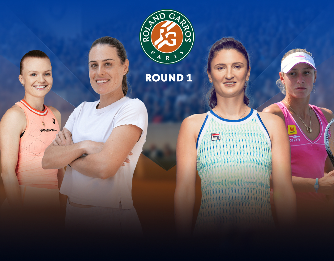 Round 1 of roland garros 2025 banner