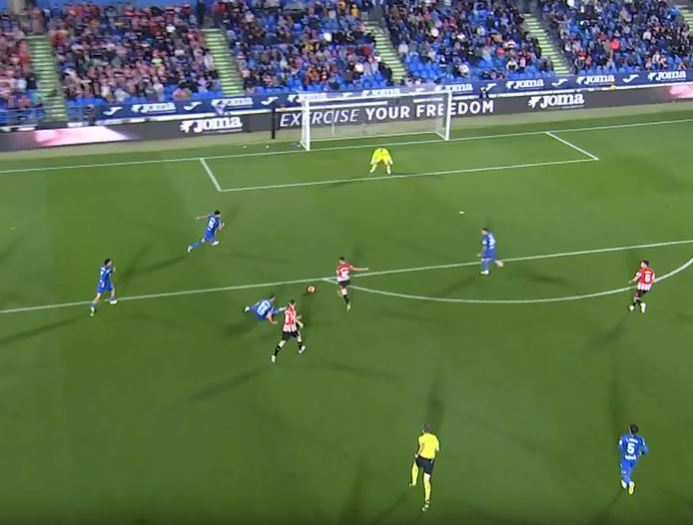 Gorka Guruzeta fired his team into the lead with a blazing strike