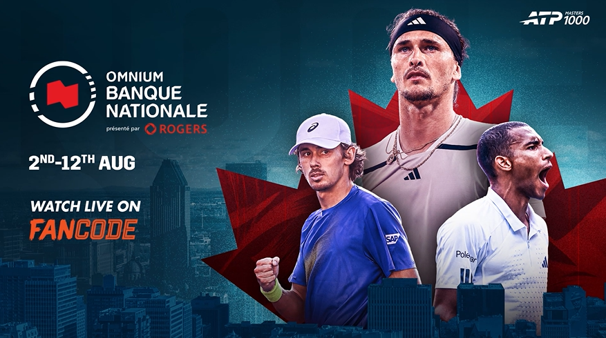 ATP Masters Montreal 2026: Live on FanCode!