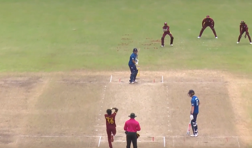 Shaquan Belle's 3 for 34 | 4th Youth ODI