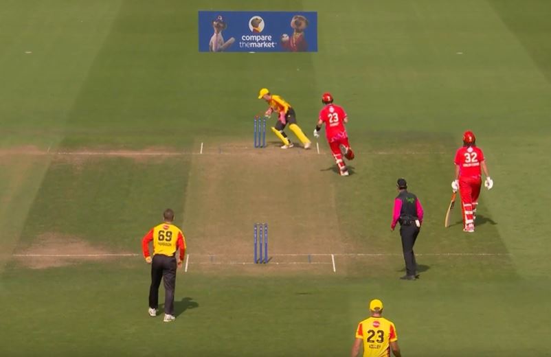 SHOCKER! Stephen Eskinazi fell to a bizarre run-out 