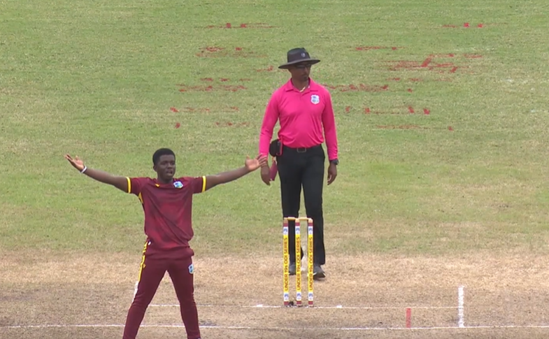 Vitel Lawes's 4 for 35 | 4th Youth ODI