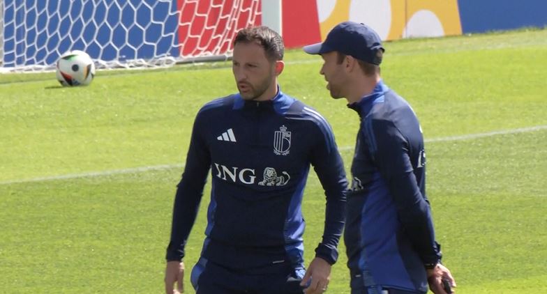 Belgium train after slumping to defeat against Slovakia