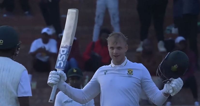 Corbin Bosch's 100* off 124 | 1st Test, Day 1